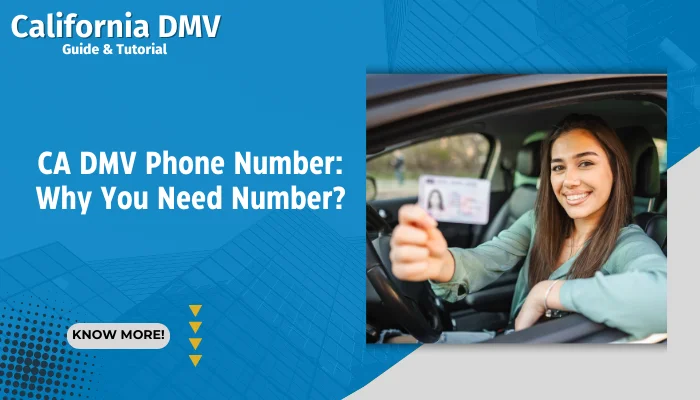 CA DMV Phone Number: Why You Need Number?