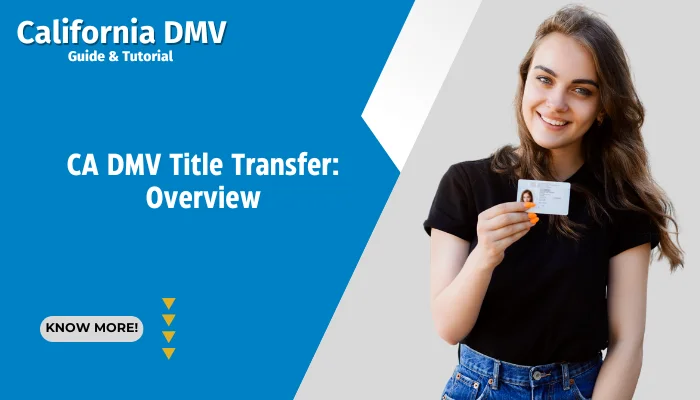 Title Transfers - CaliforniaDMV